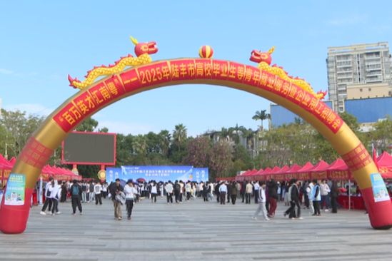 匯聚三千余崗位 助力青年就業(yè)啟航 陸豐舉辦2025年“百萬英才匯南粵”專場招聘會